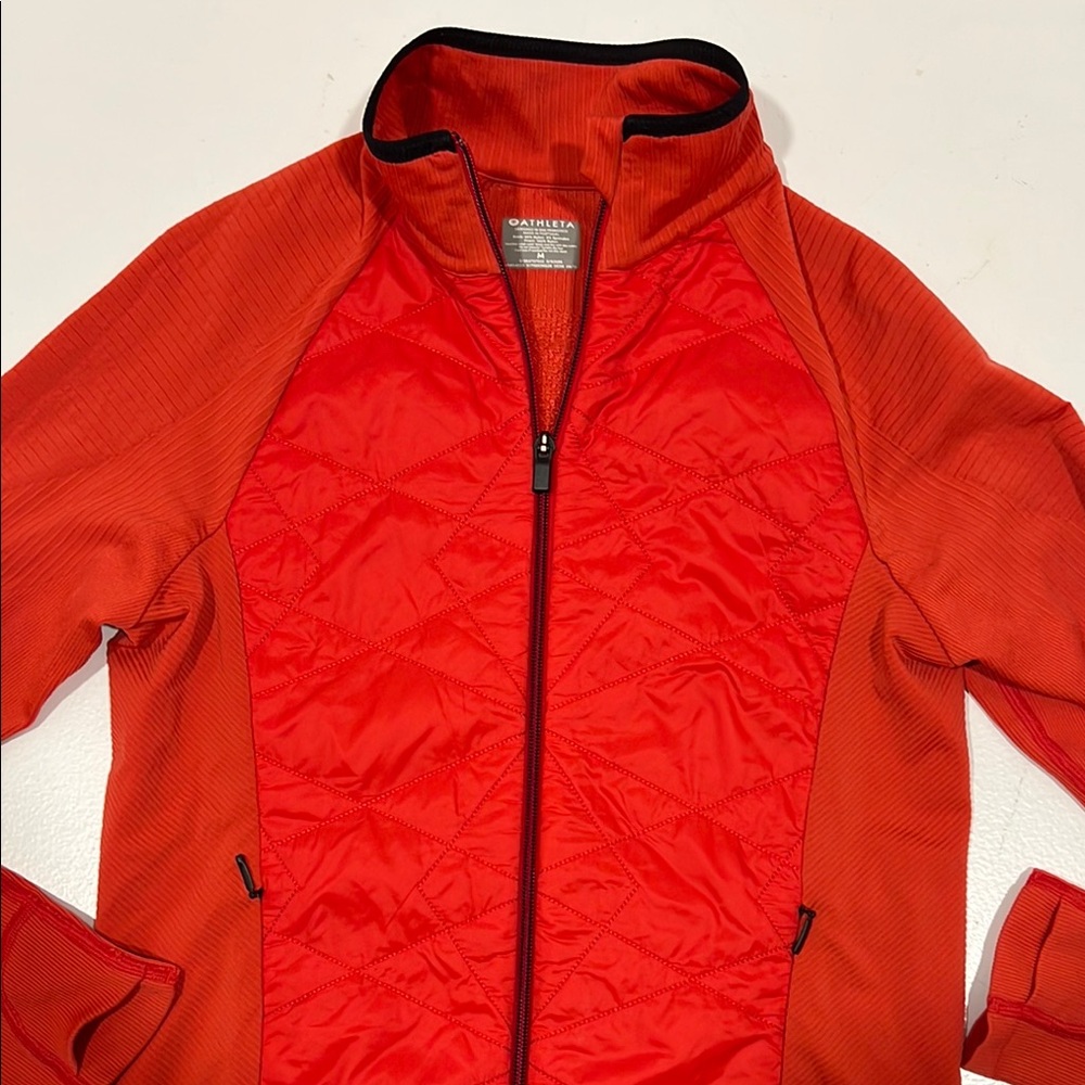 Athleta Red/orange Full-Zip Jacket